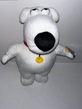 Family Guy Brian Dog Plush 12" Inch Nanco 2005 Stuffed Toy NWT VINTAGE
